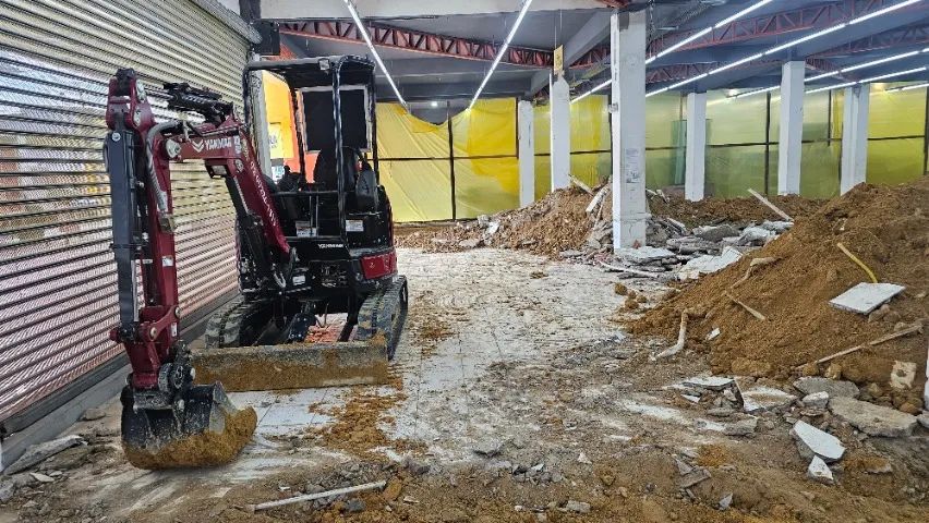 Mini retroescavadeira 64319033934210121