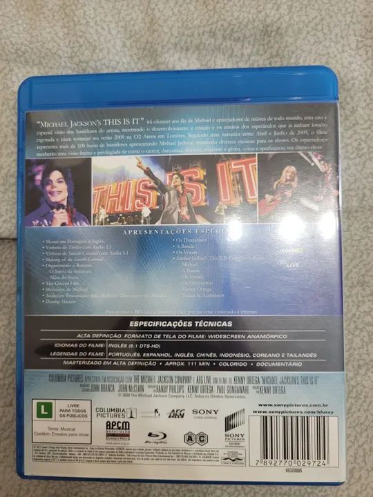 Blu-Ray Michael Jackson's This Is It - Foto 2