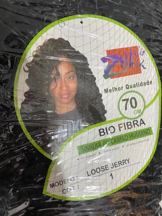 Cabelo Sintético Bio Fibra 70cm -  2 Pacotes -  Tranças - Foto 2