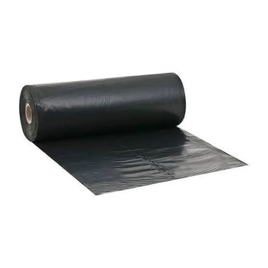 Bobina plástica preta 4x100 ( 25 micras ) 