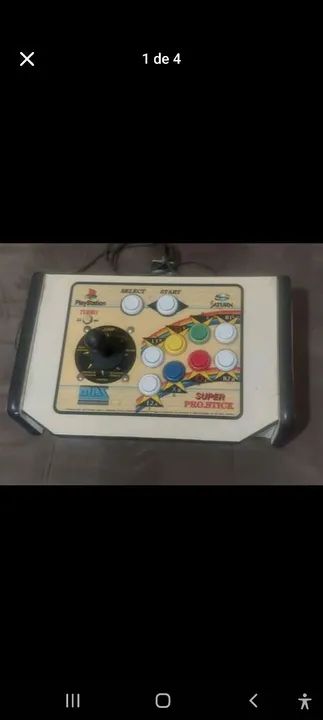 Controle Arcade MAS Multi Arcade System SUPER PRO STICK EUA para PS1 e PS2 - Foto 4