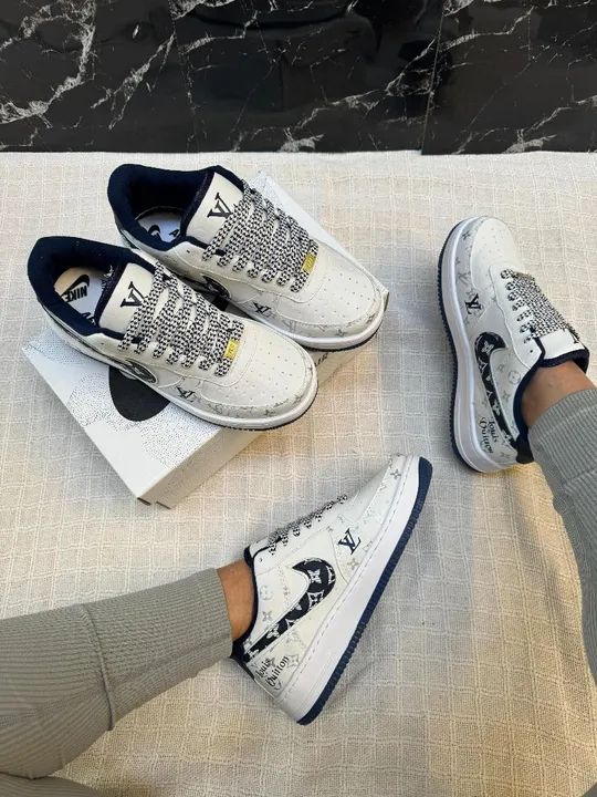 Tênis Nike Air Force 1 LV  Customizado linha PREMIUM SEMPRE ENTREGANDO MUITO ESTILO  - Foto 4