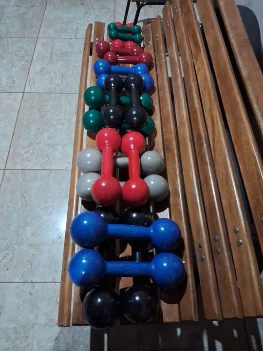 halteres bola emborrachado - Foto 3