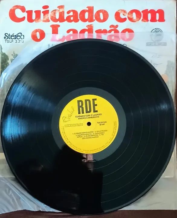 Lp Disco De Vinil Gospel Evangélico - Mineiro e Mineirinho - Cuidado com o ladrão - Foto 3