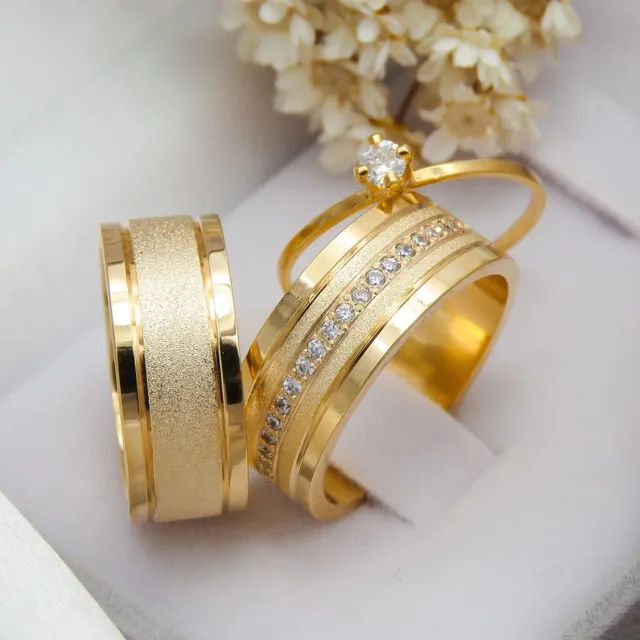 PAR DE ALIANÇAS CASAMENTO  - Foto 6