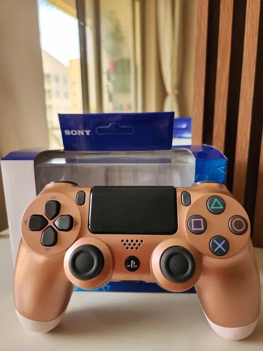 Controle Playstation 4 Rose Gold NOVO  - Foto 5