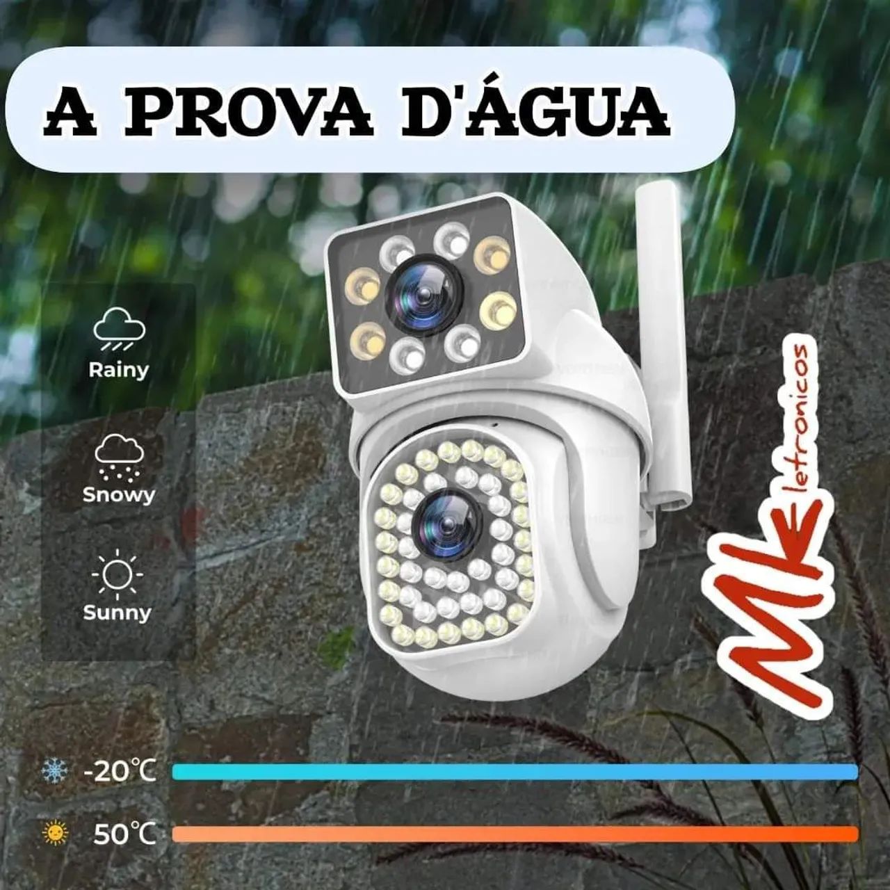 Câmera Dual 8MP 5G WiFi ( Lacrado ) - Foto 4