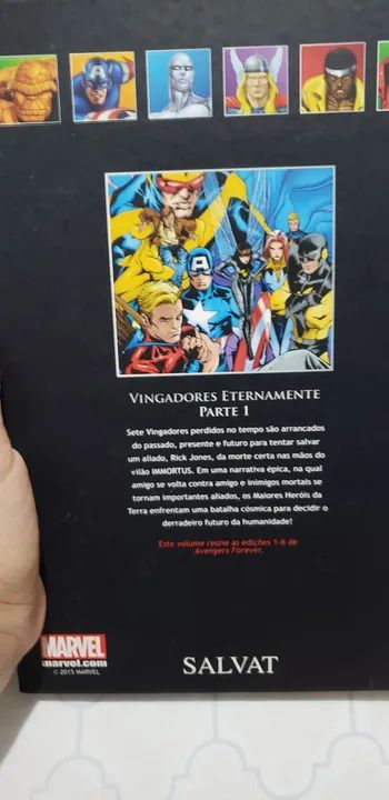 MARVEL SALVAT - VINGADORES ETERNAMENTE PARTE 1 e 2  - Foto 2