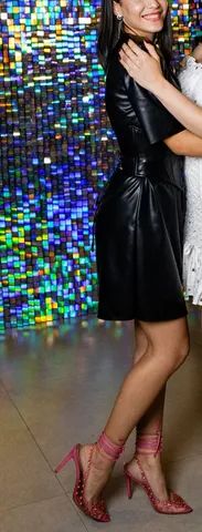 Vestido Lança Perfume (couro com corset) - Foto 2