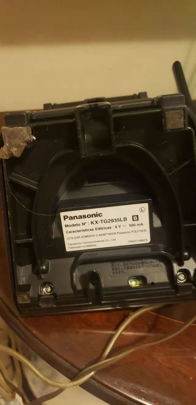 Telefone sem fio Panasonic,  com defeito ok - Foto 2
