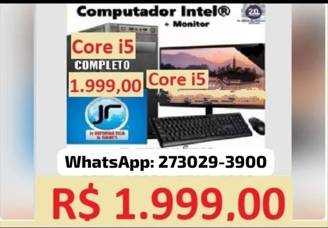 Computador completo Core i5