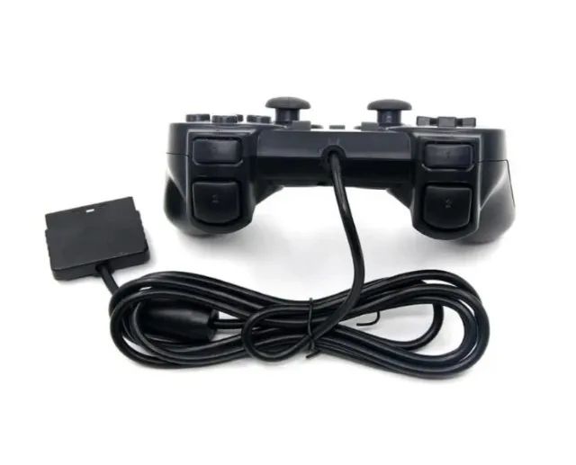 Controle Joystick Analógico Dualshock com Fio para PS2 e PS1 - Foto 4