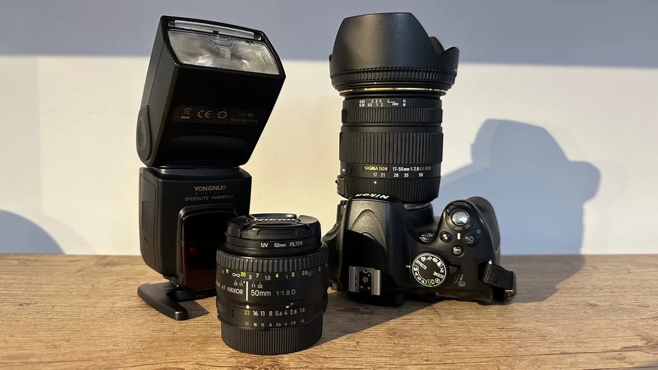 Nikon D5100 com lente 50mm 1.8 / Sigma 17-50 2.8 - Foto 5