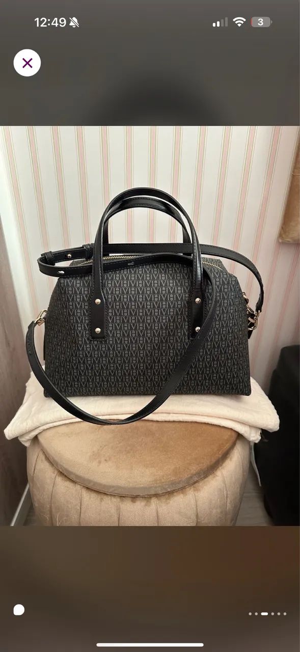 Bolsa Victor Hugo Fleur al Nero black - Foto 2
