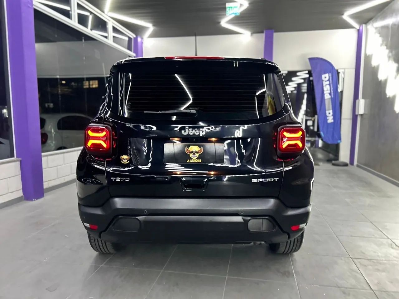 JEEP RENEGADE SPORT T270 1.3 TURBO 4X2 FLEX AUT Única dona, Revisada com garantia  - Foto 4