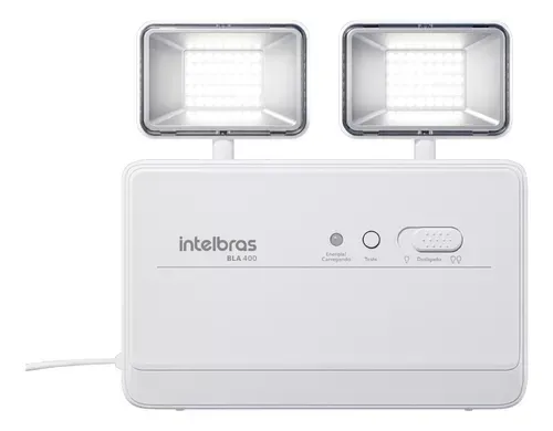 Luminária De Emergência Bla 600 Lumens Intelbras C/ Bateria Cor Branco 110v/220v