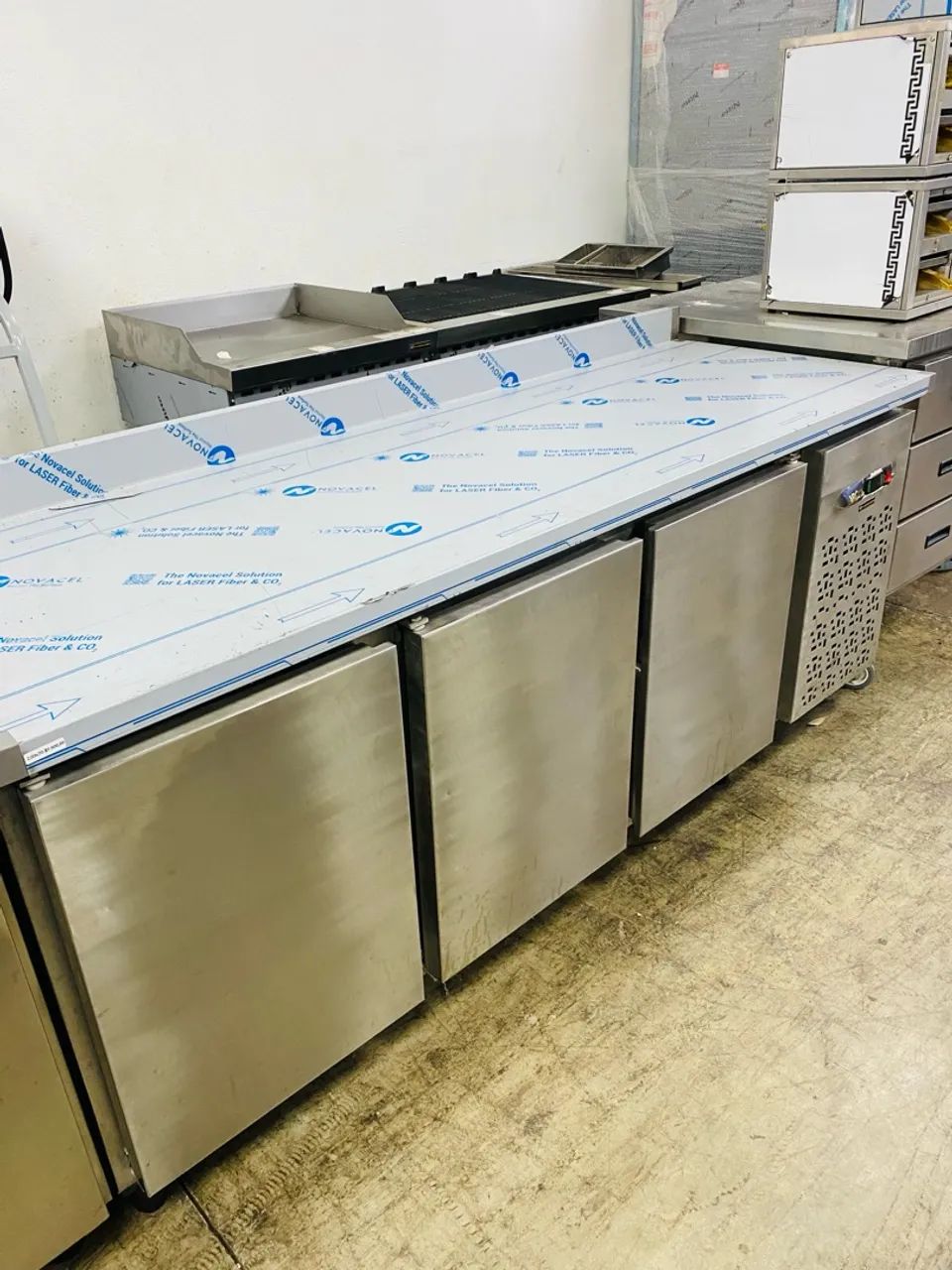 BALCÃO REFRIGERADO 03 PORTAS ABC COOK 200x70