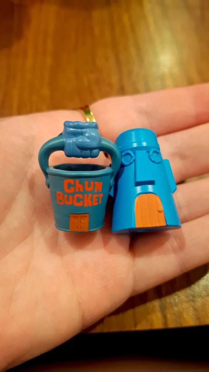 Casa do Lula Molusco: Caixa Surpresa Bob Esponja Cacau Show - Pronta Entrega! - Foto 3