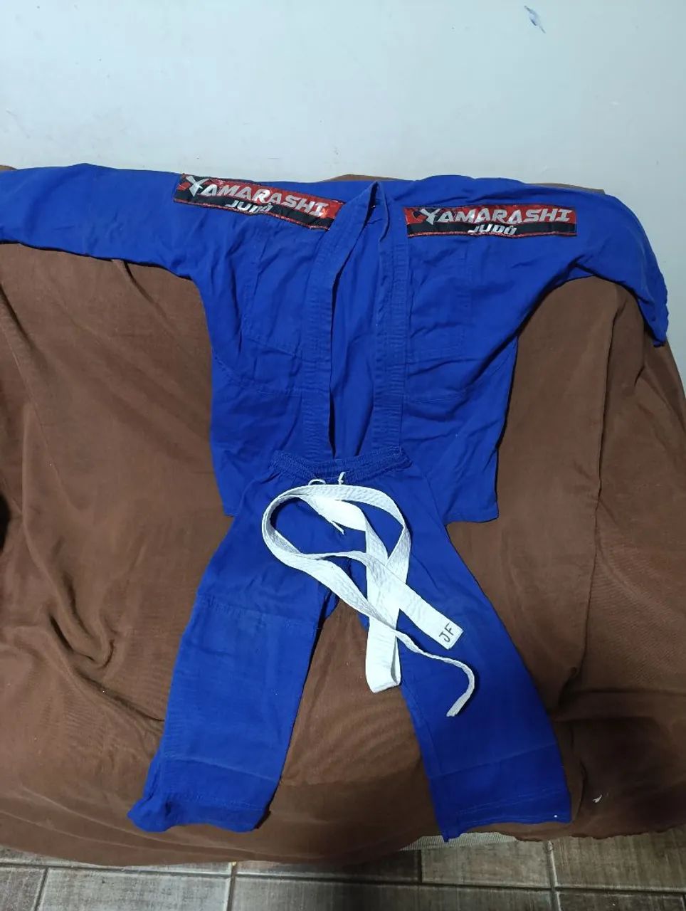 Kimono de Judô Infantil Yamaarashi - Azul tamanho 0 - Foto 3
