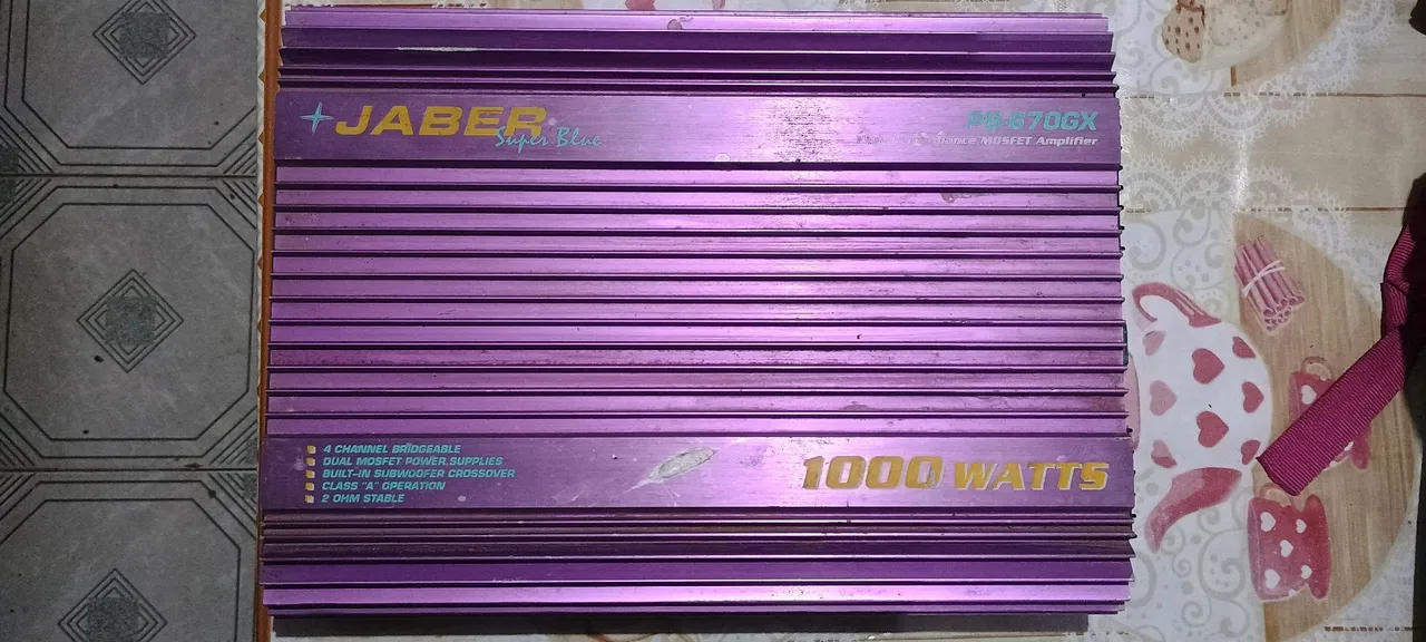 Modulo som automotivo 1000w 4 saídas bom estado