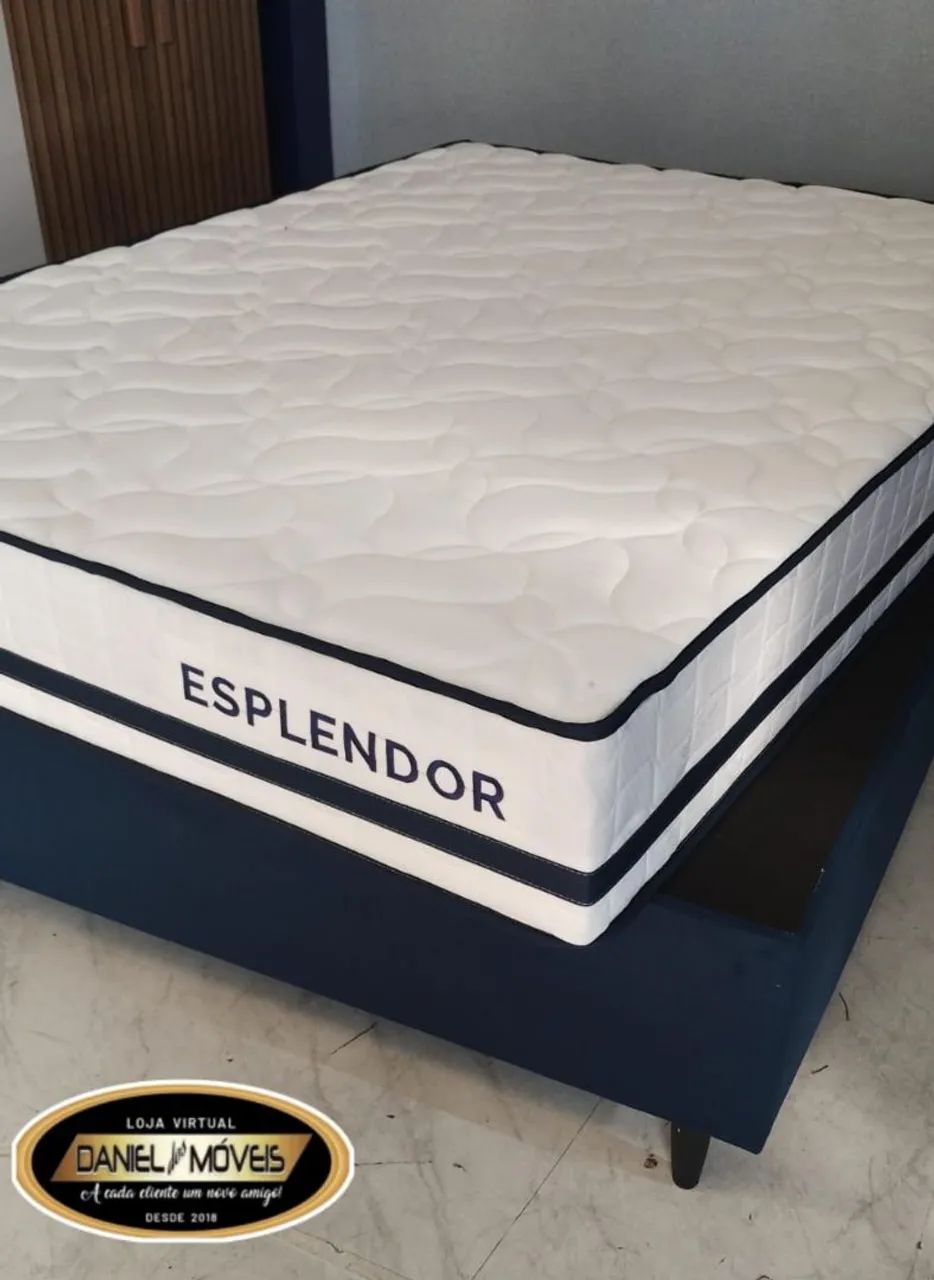 Cama esplendor casal _ Brinde travesseiros! - Foto 4