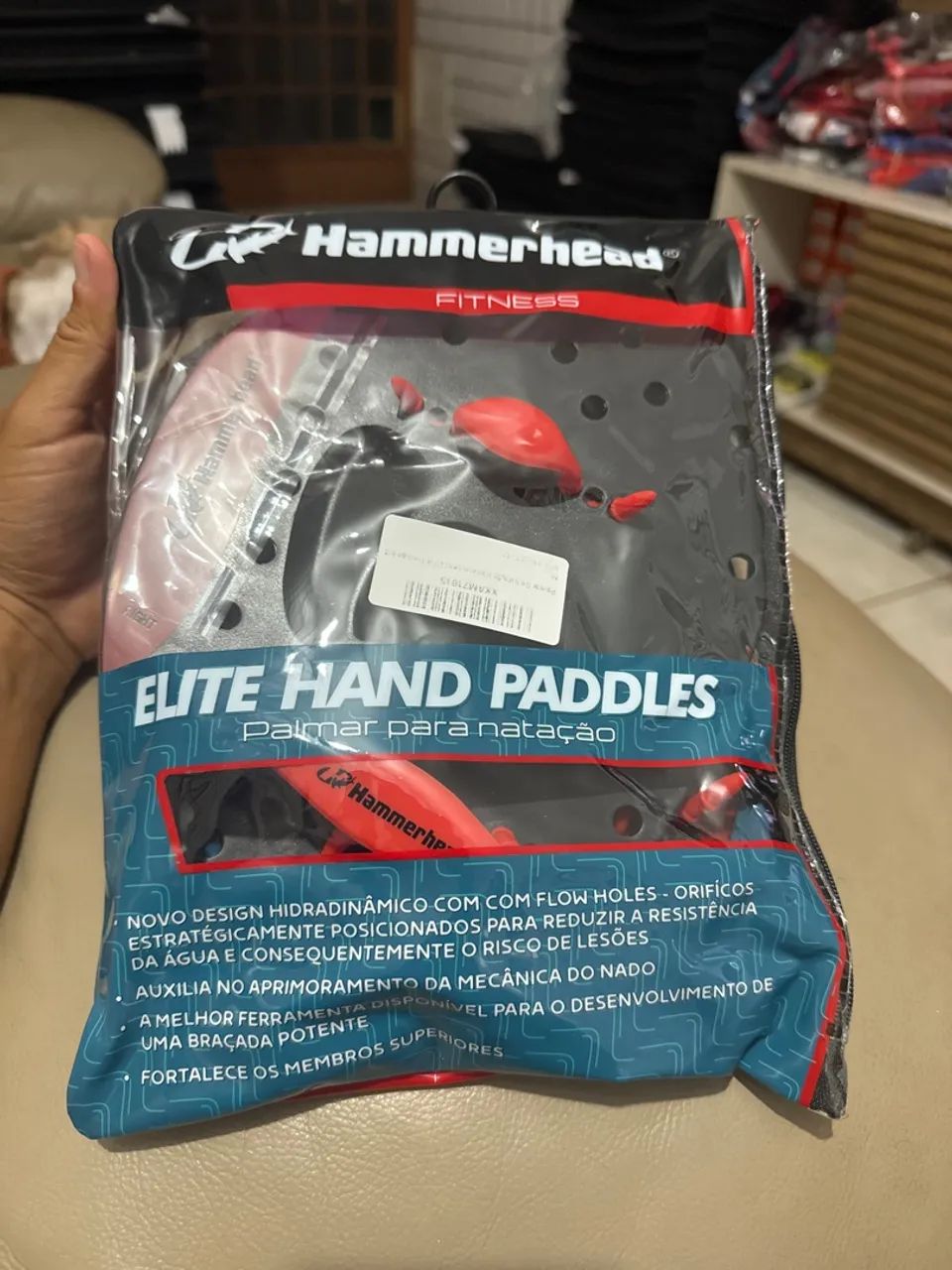Par de Palmar De Natação Hammerhead Elite Treinamento