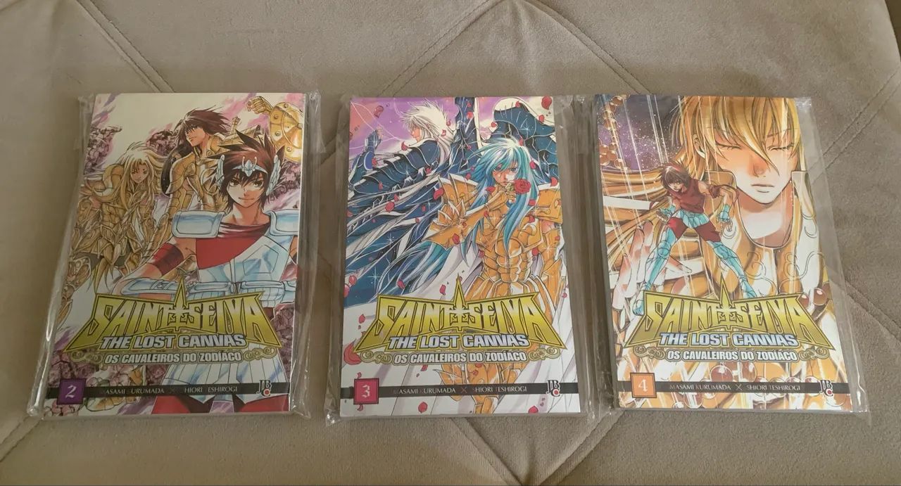 Complete MT 2025 年７冊セット Lote Mangá - cavaleiros do zodíaco - the lost canvas 02,03 e 04