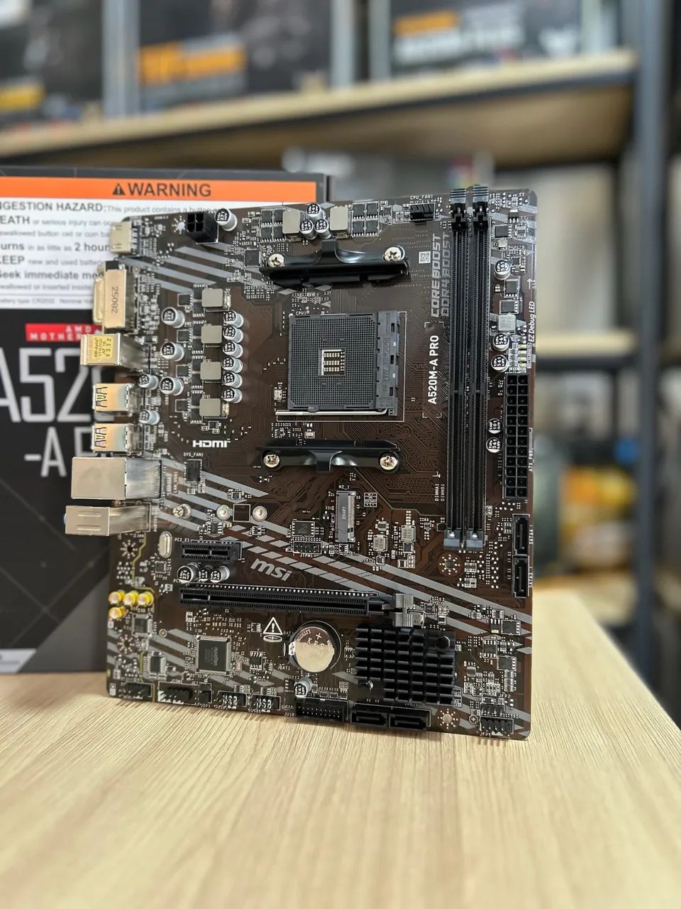 Placa Mãe MSI A520M-A PRO Chipset A520, AMD AM4, mATX, DDR4 - Foto 4
