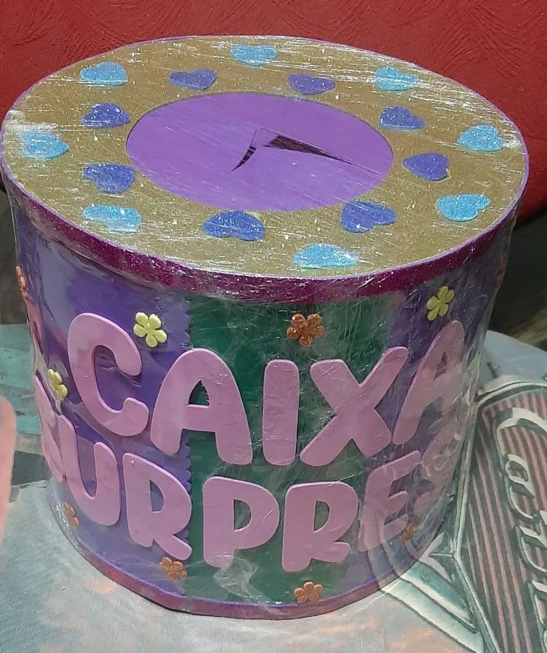 Recurso Pedagógico Caixa Surpresa em EVA