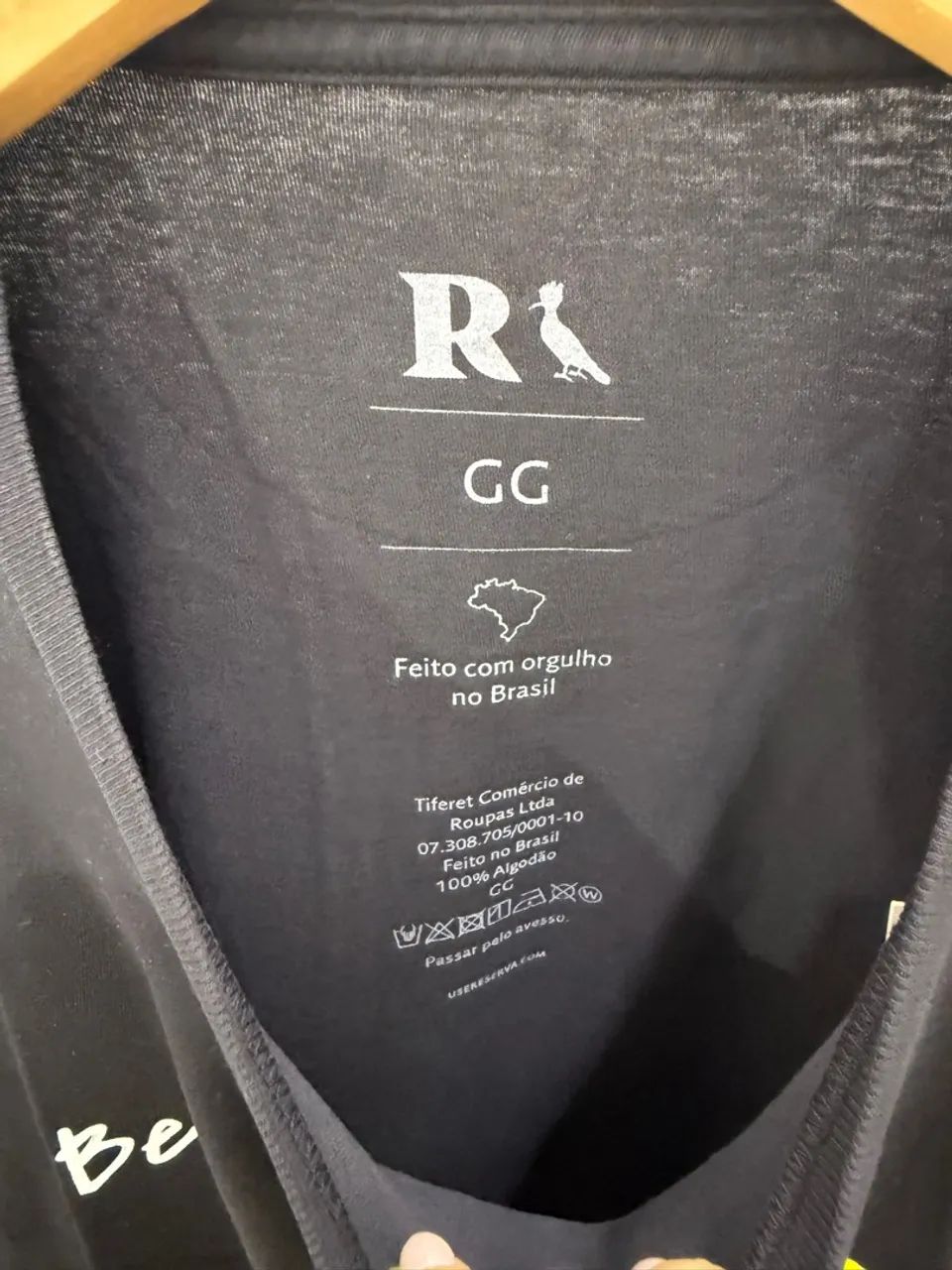 Camisa preta masculina Reserva - Foto 2