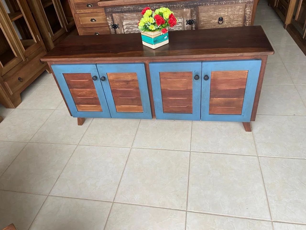 Rack em madeira  - Foto 3