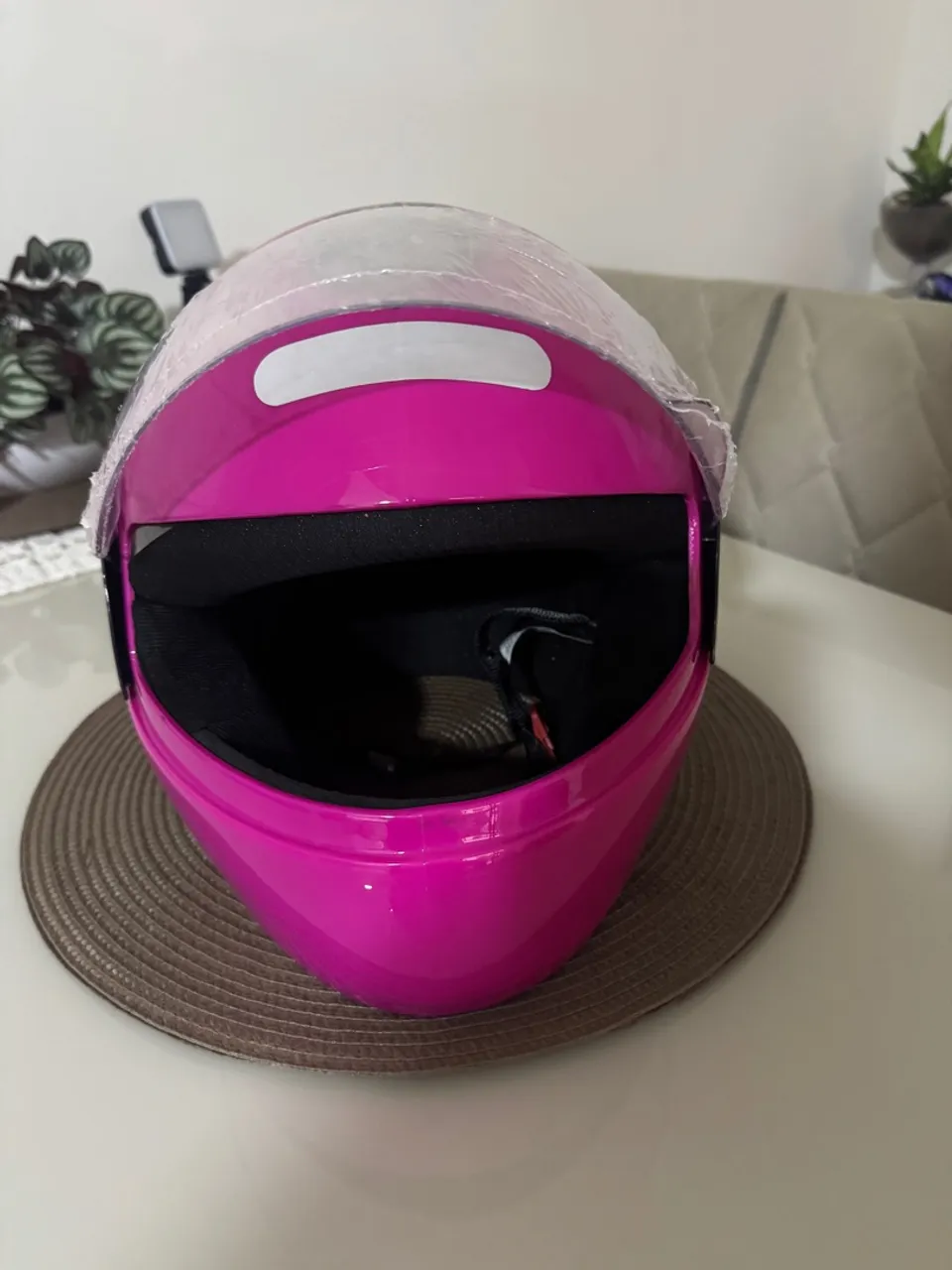 Capacete Rosa Novo