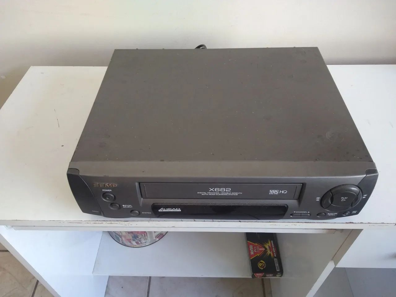 Vídeo Cassete SEMP 4 Cabeças Funcionando - Foto 2