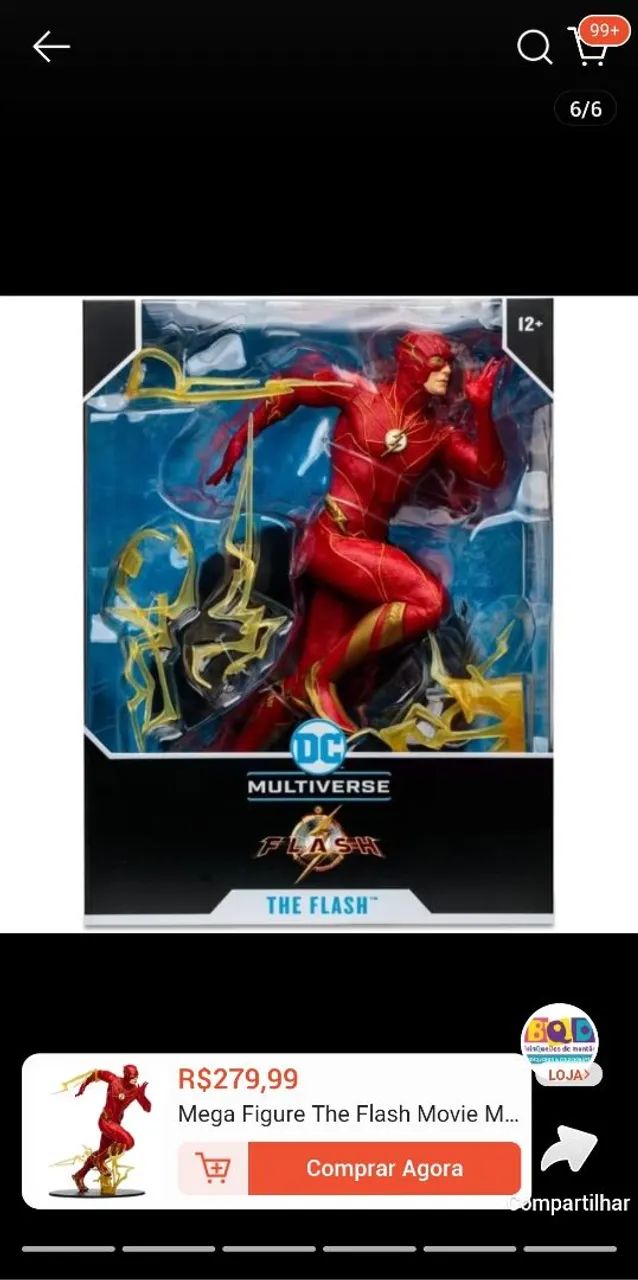 Mega figura flash - mcfarlane  - Foto 3