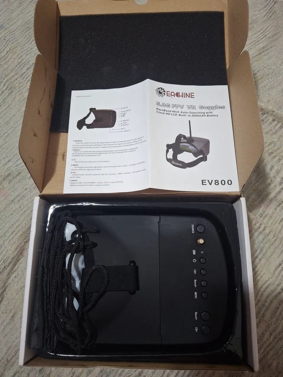 Óculos FPV Eachine EV800 - Foto 5