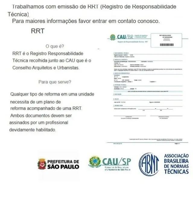 Registro de Responsabilidade técnica - RRT