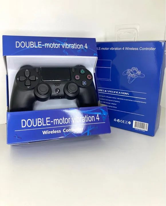 Controle Double 4 - PlayStation 4 - Preto - Foto 2