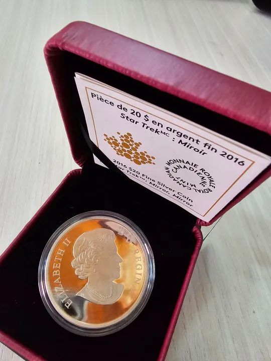 Moeda de Prata Star Trek Miroir - Foto 3