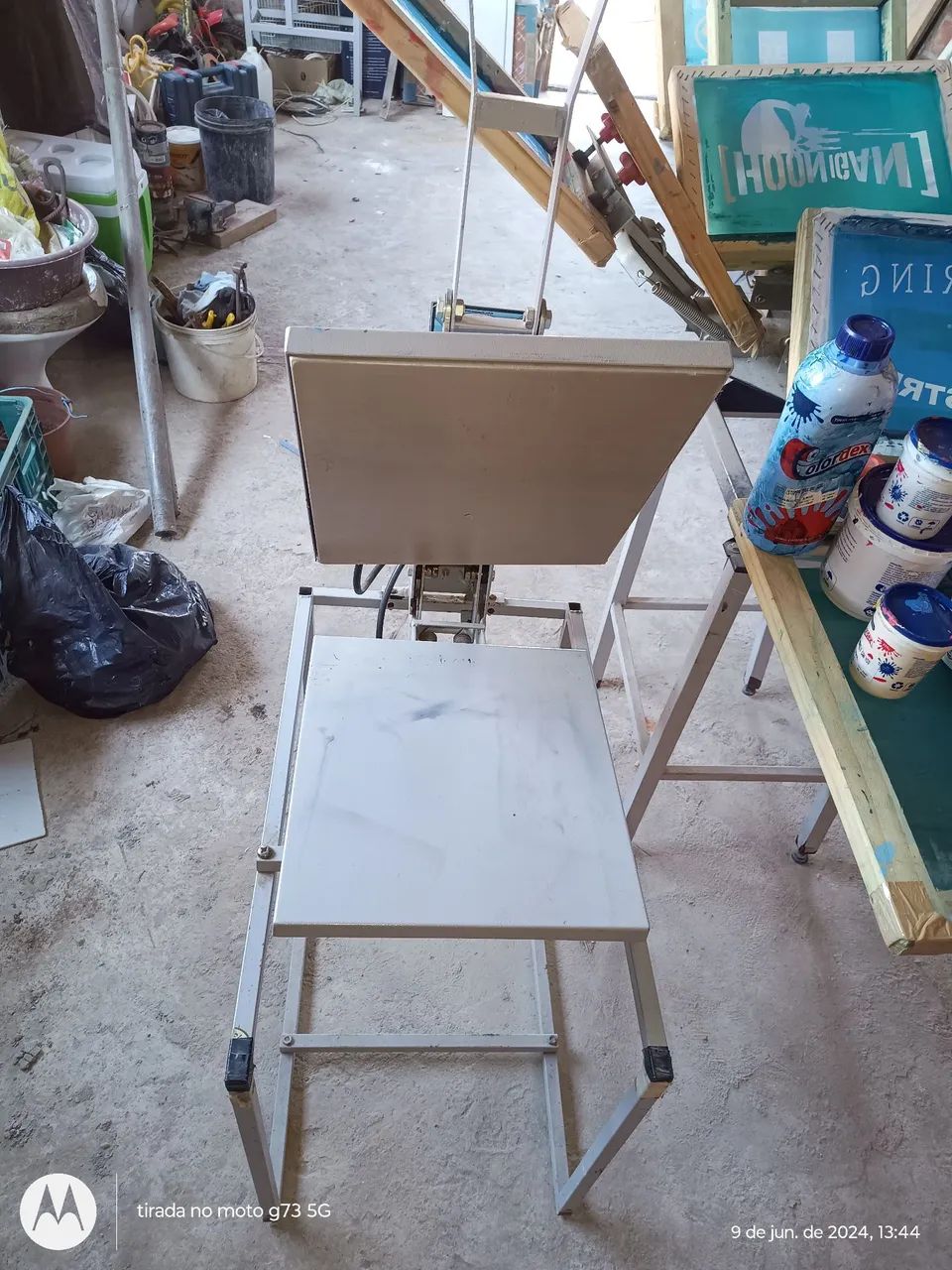 Máquina sublimação estampa de camisa tecido  - Foto 3