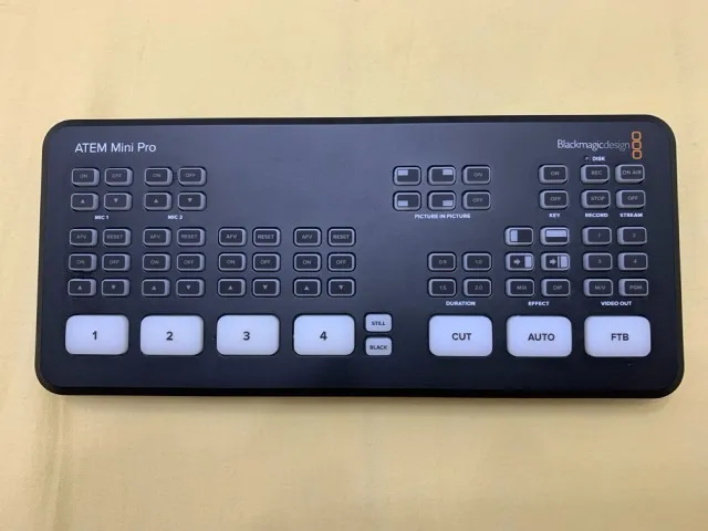 Atem Mini Pro - Blackmagic Desingn - Mesa de corte HDMI 