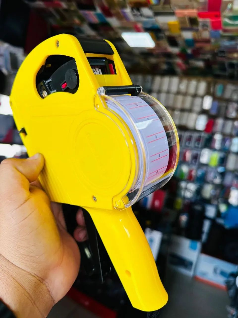 Etiquetadora Manual Profissional Amarela