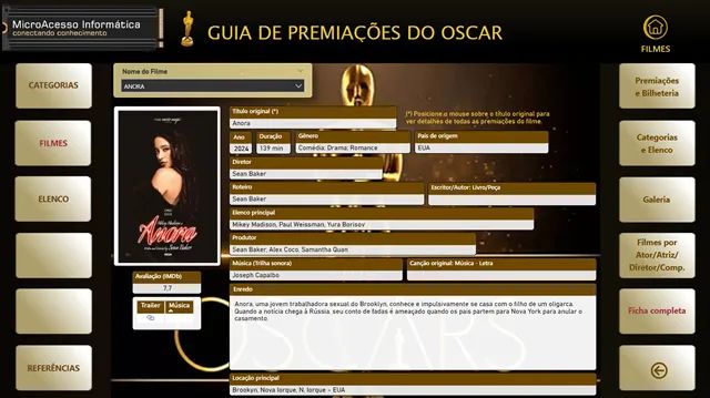 PREMIAÇÕES DO OSCAR (Desde 1929) - Foto 2