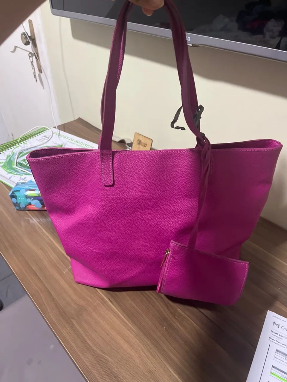 Bolsa Rosa Chic - Foto 2