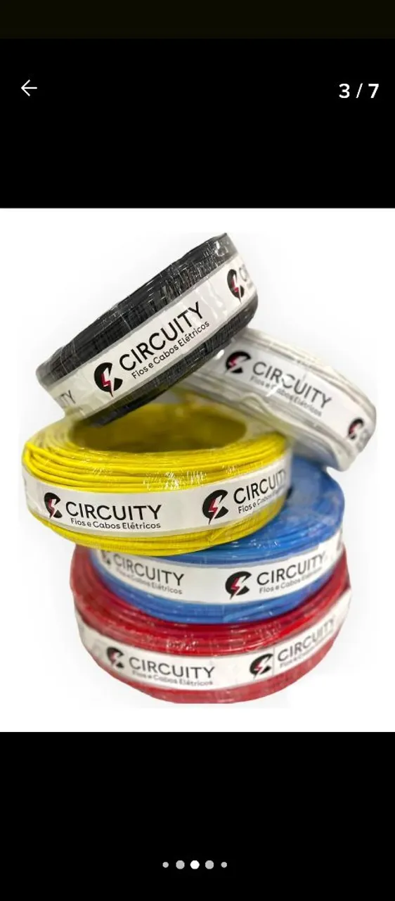 Fios e Cabos Elétricos Circuity - Diversas Cores