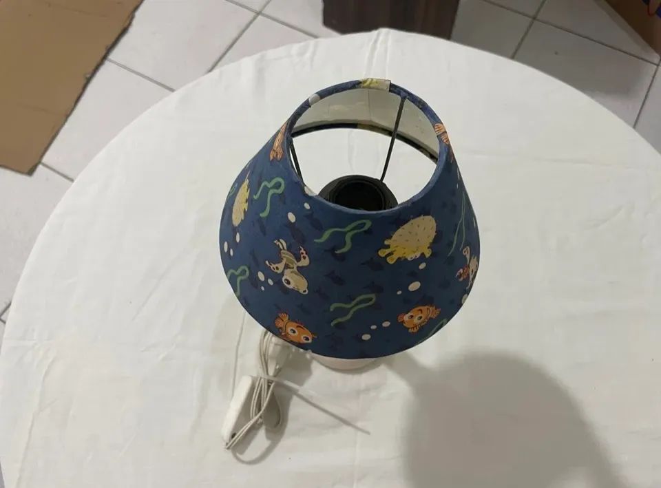 Abajur Infantil Fundo do Mar - Foto 3