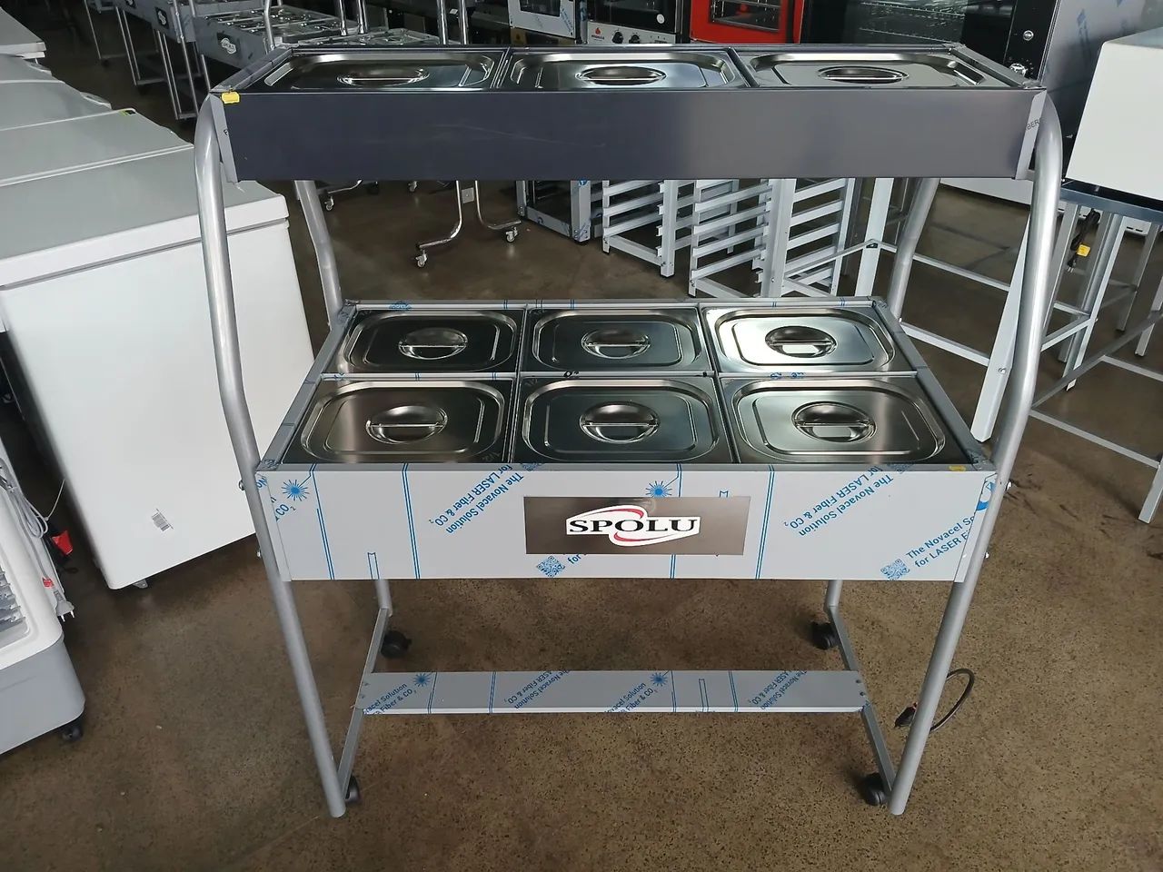 Buffet Combinado Spolu 6 Cubas Quentes 3 Cubas frias