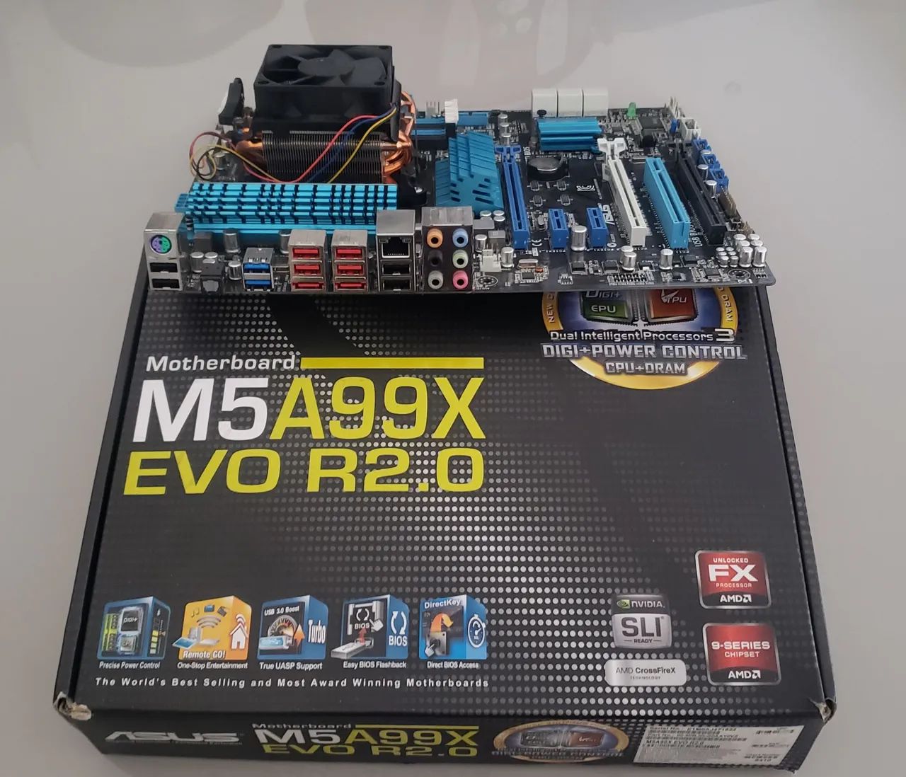 Kit Placa mãe Asus + Processador Amd + Cooler - Foto 4