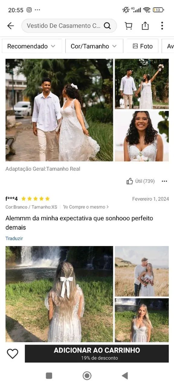 Vestido branco - Foto 2