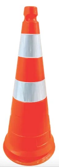 Cones de trânsito - dois tamanhos mais base - Foto 3