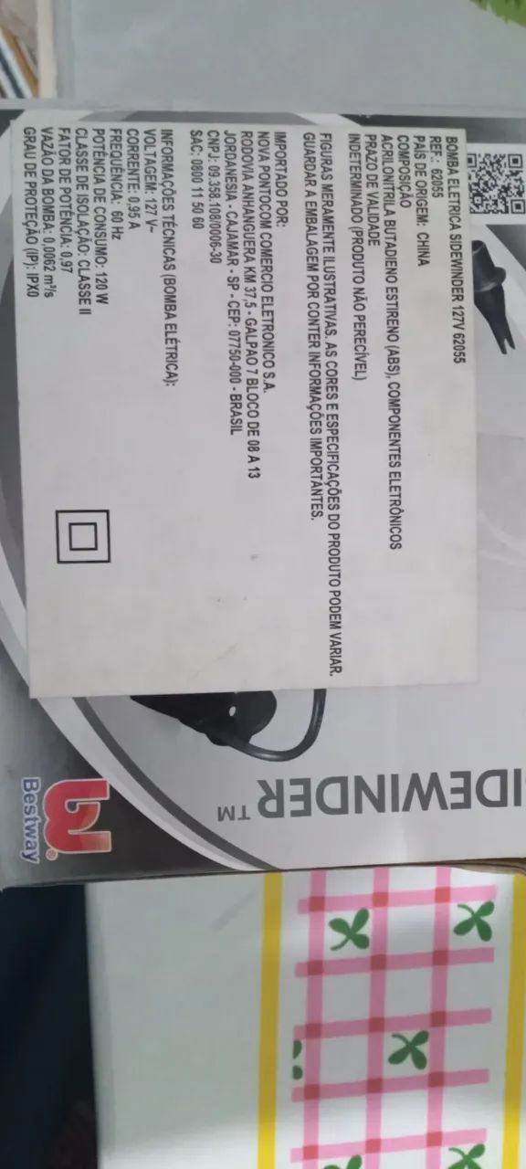Voltagem 110 V *** Bomba Elétrica de Colchão Inflável e Piscina*Valor 80 Reais  - Foto 4